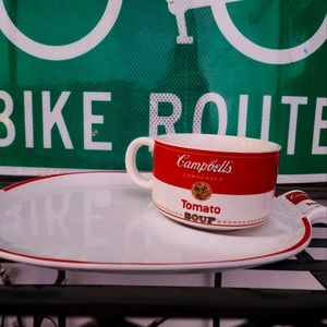 Vintage Westwood Campbells soup bowl and plate set